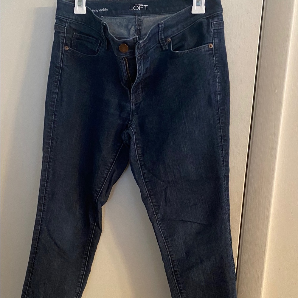 Ann Taylor Loft skinny ankle jeans